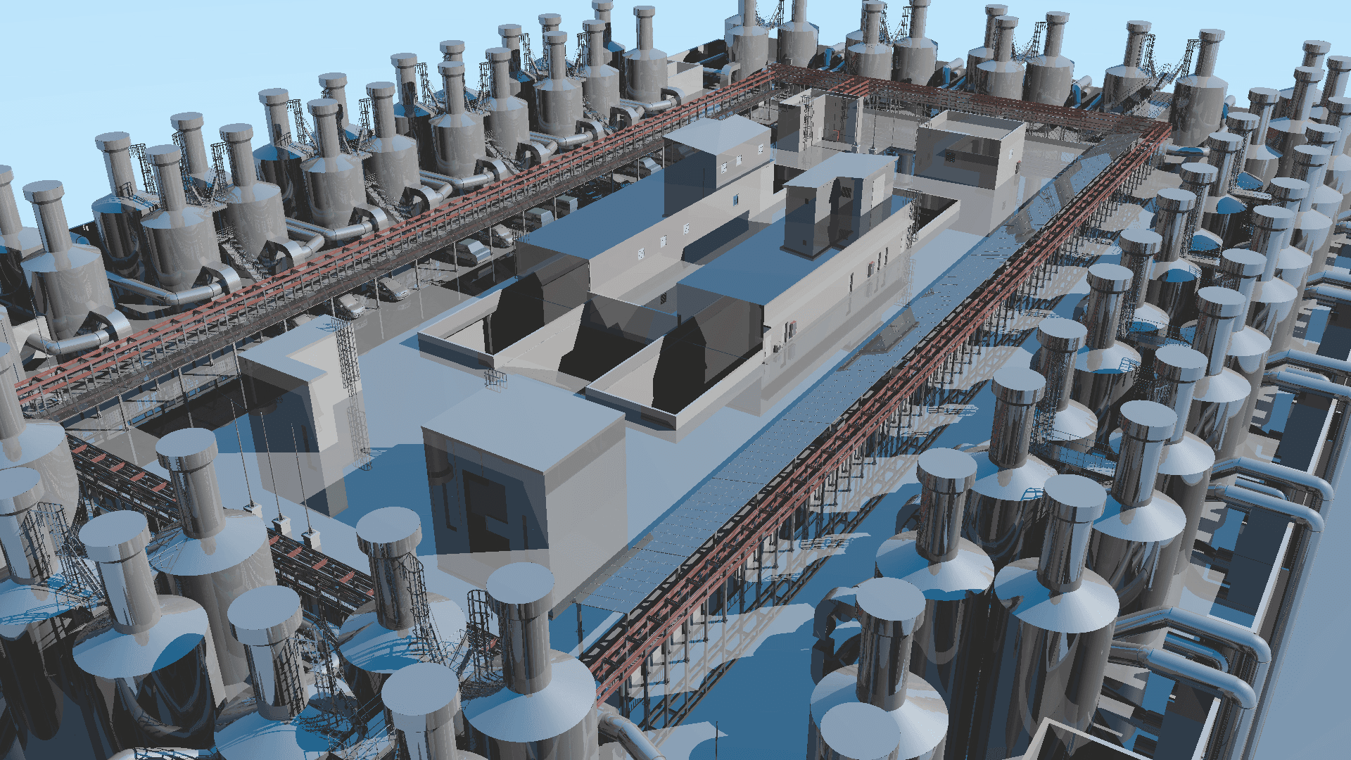 초대형 BIM 데이터 렌더링